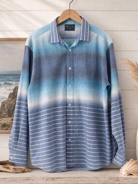 Charleston Threads Button Down Shirt Size Large